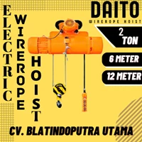 DAITO ELECTRIC WIRE ROPE HOIST TYPE : CD1 CAP. 2 TON