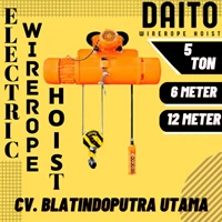 DAITO ELECTRIC WIRE ROPE HOIST TYPE : CD1 CAP. 5 TON