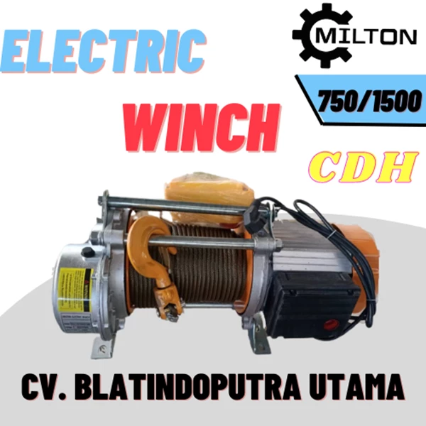 MILTON ELECTRIC WINCH HOIST TYPE CDH 750/1500