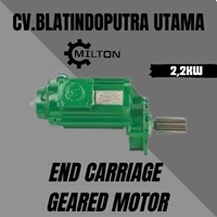 milton end carriage geared motor 