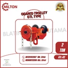 MILTON GEARED TROLLEY TYPE GTL CAPACITY 2 TON X 5 METER 1