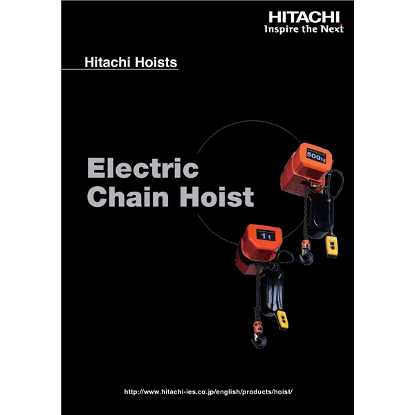 HITACHI ELECTRIC CHAIN HOIST 5t SH type